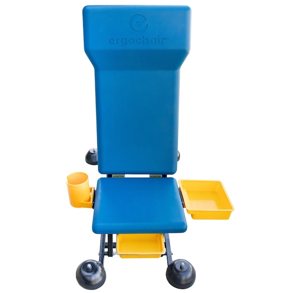 Ergochair Creeper Chair, 4 Swivel Castor Wheels ERGORS Zoro